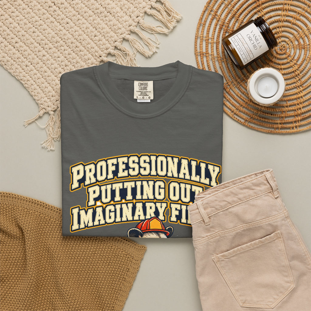 Professionally Putting Out Imaginary Fires Shirt | funny coworker gift