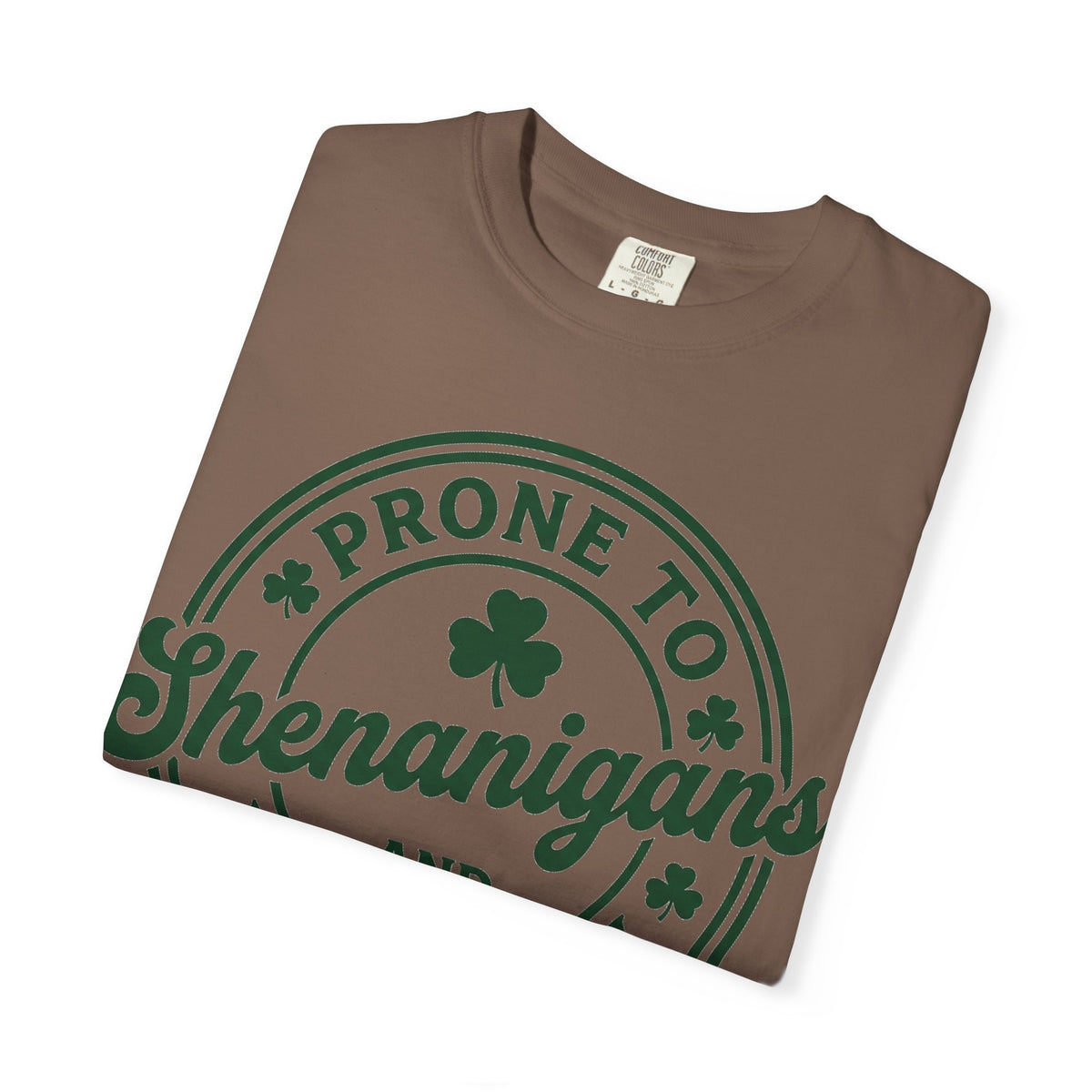Prone To Shenanigans And Malarkey Bold Shirt, Irish Stamp Badge Tee, Funny St Patricks Shirt, Irish Gift