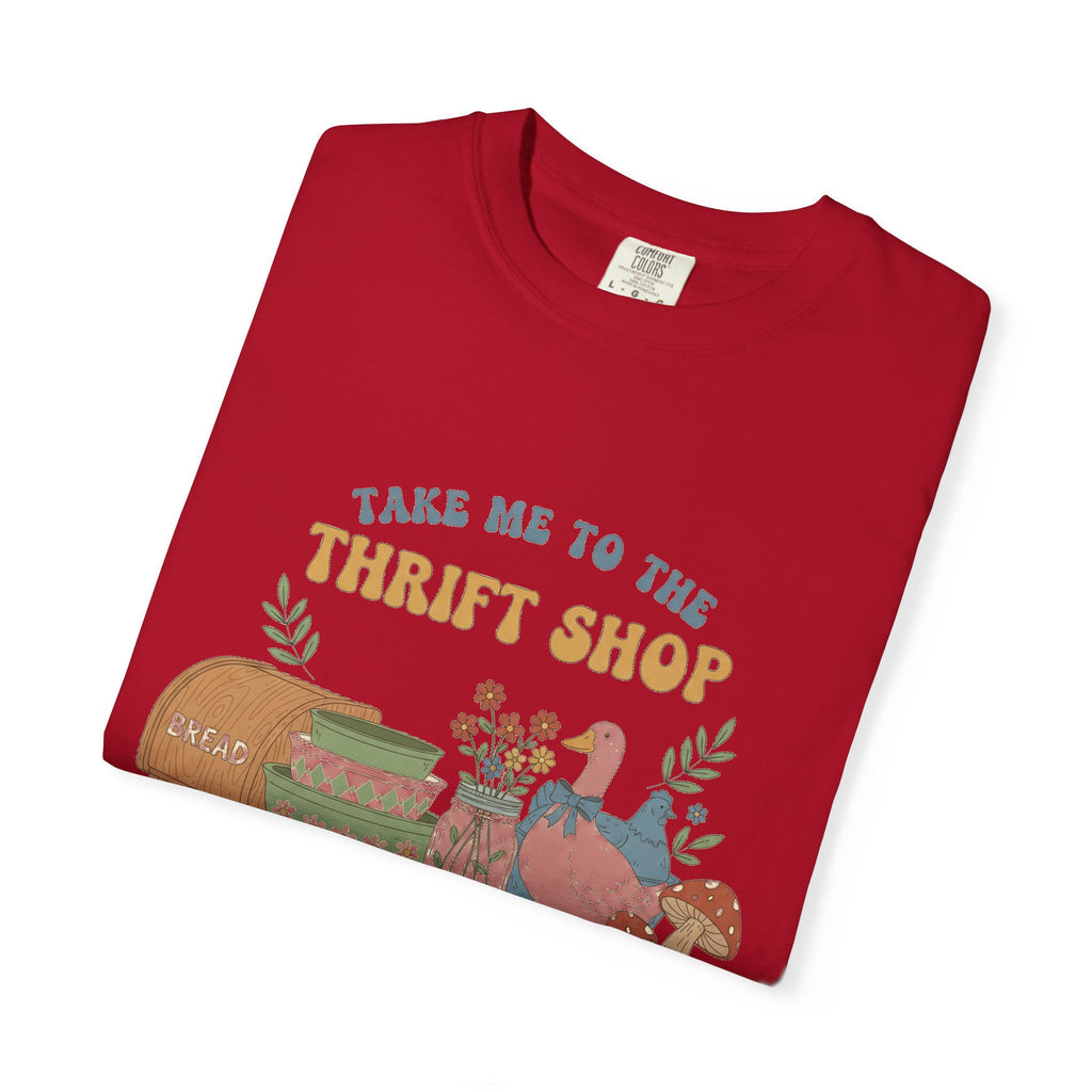 Take Me To The Thrift Shop Tall Shirt, Thrifted Treasures Still Life Tee, Vintage Lover Shirt, Thrifting Gift