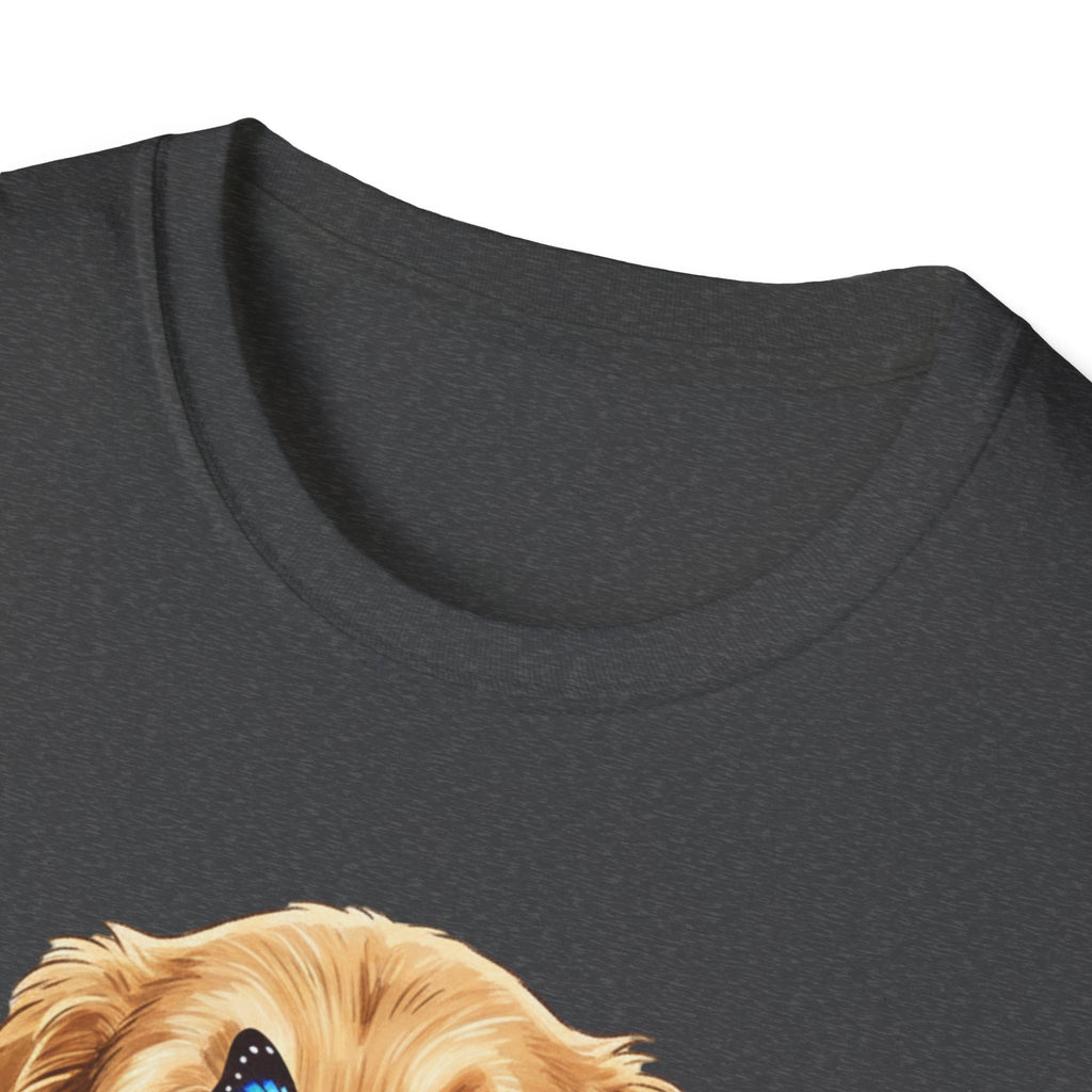 Dog Life T-Shirt – Golden Retriever with Butterfly Graphic