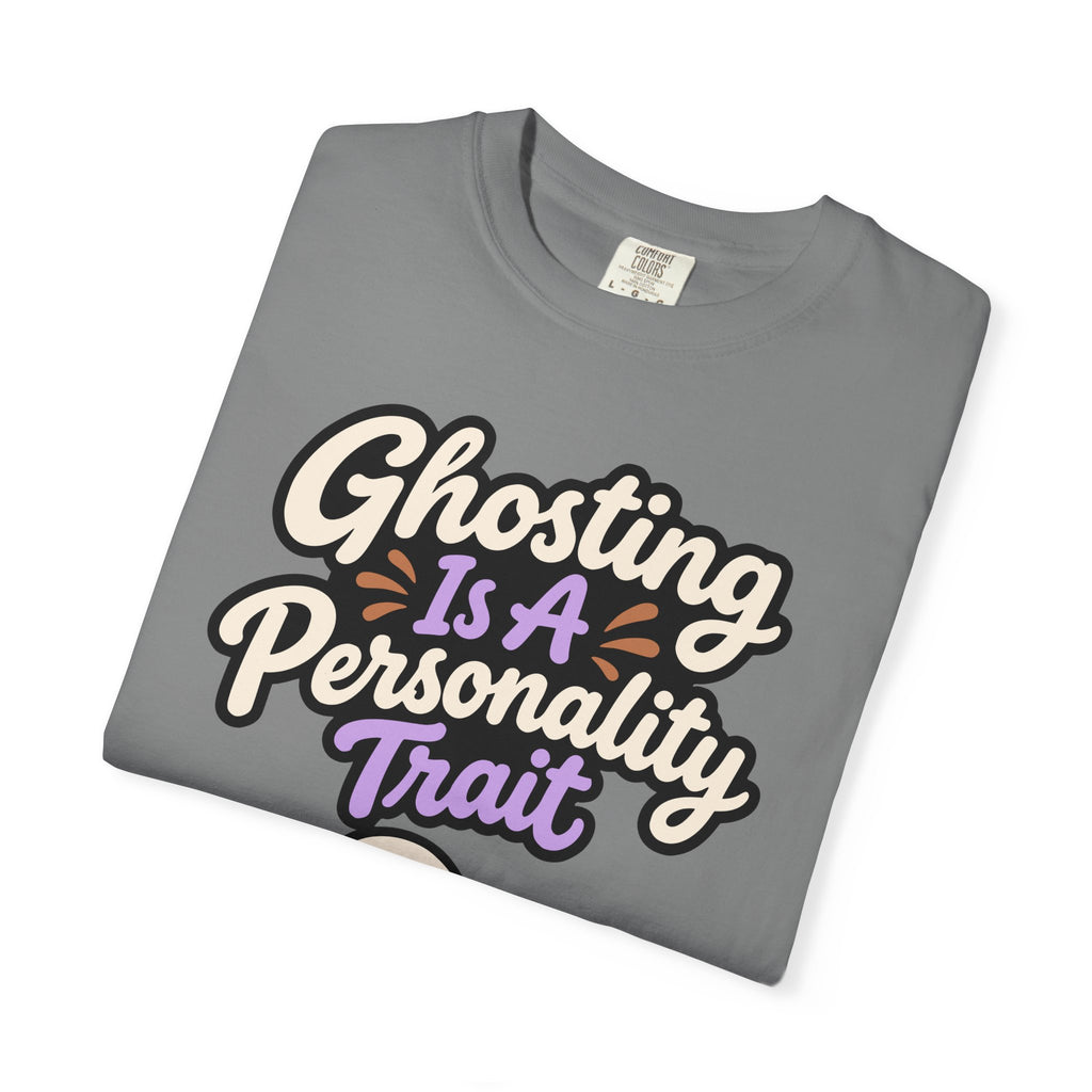Ghosting Is A Personality Trait Halloween Shirt, Funny Ghost Tee, Retro Humor