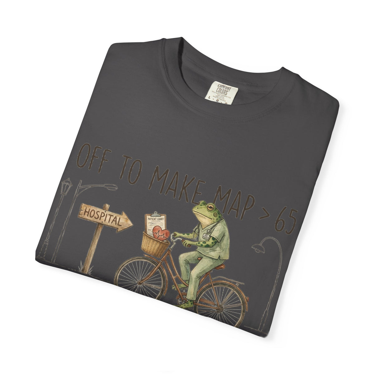 Off To Make MAP Over 65 Shirt, Funny ICU Nurse Frog Tee, Critical Care Nurse Shirt, RN Gift