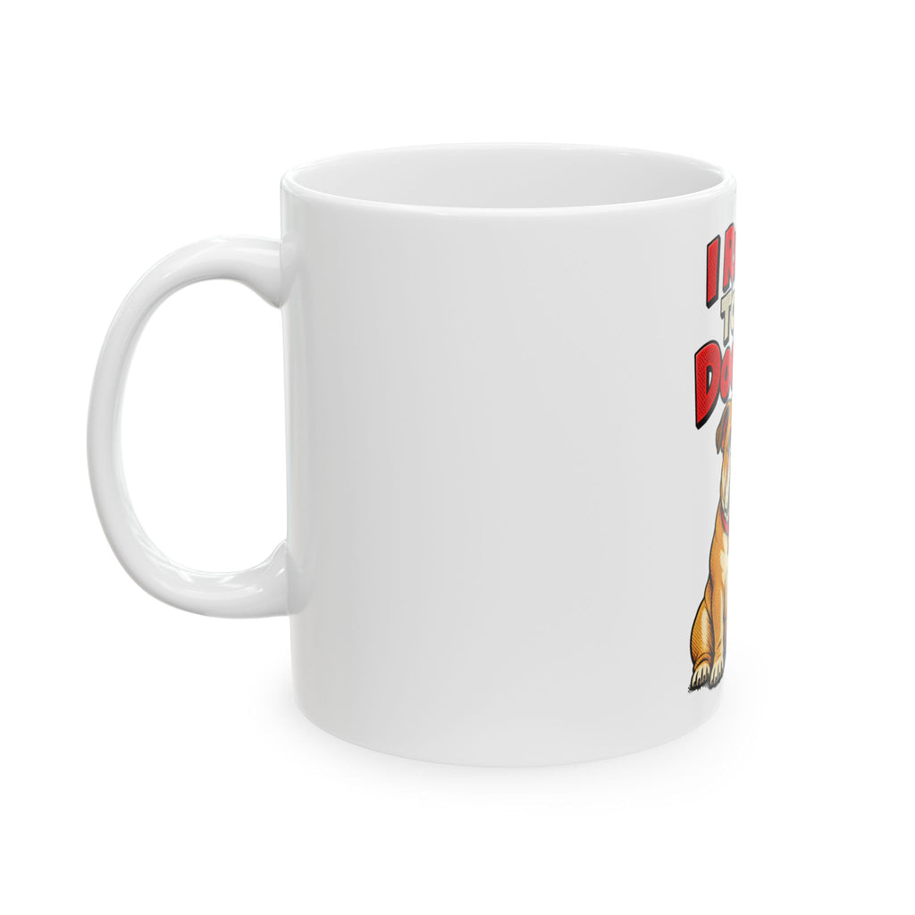 I Report To The Dog Now Mug, Funny Retirement Gift for Coworker, Retired Christmas Gift, Coffee Mug 11oz 15oz