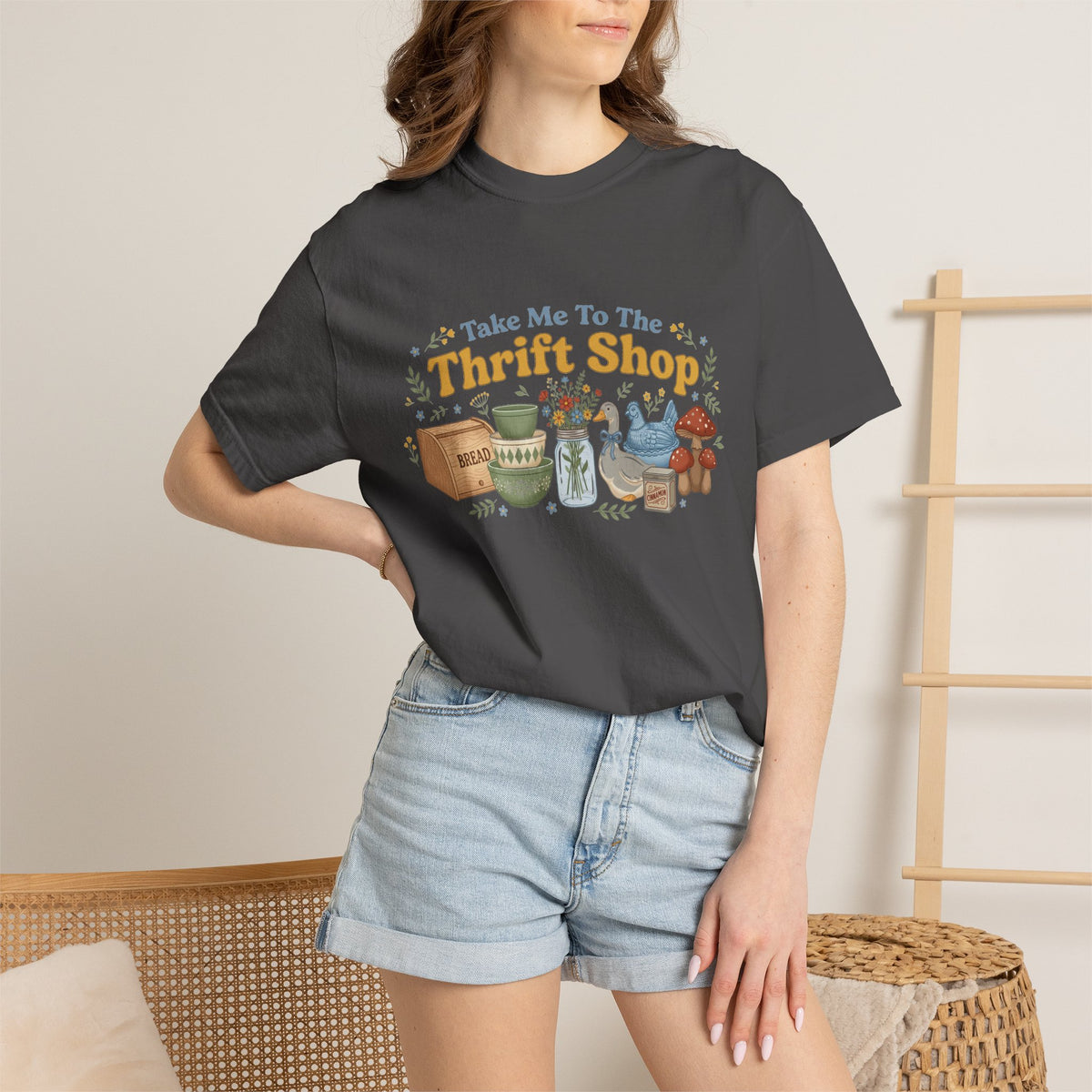 Take Me To The Thrift Shop Shirt, Vintage Pyrex Thrifting Tee, Secondhand Lover Shirt, Thrifter Gift