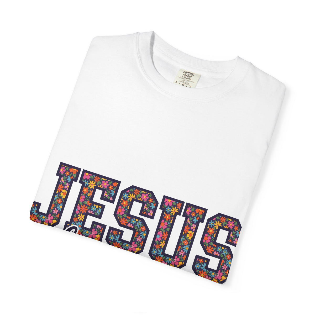 Jesus Loves You Shirt, Floral Varsity Christian Tee, Faith Statement Shirt, Church Gift