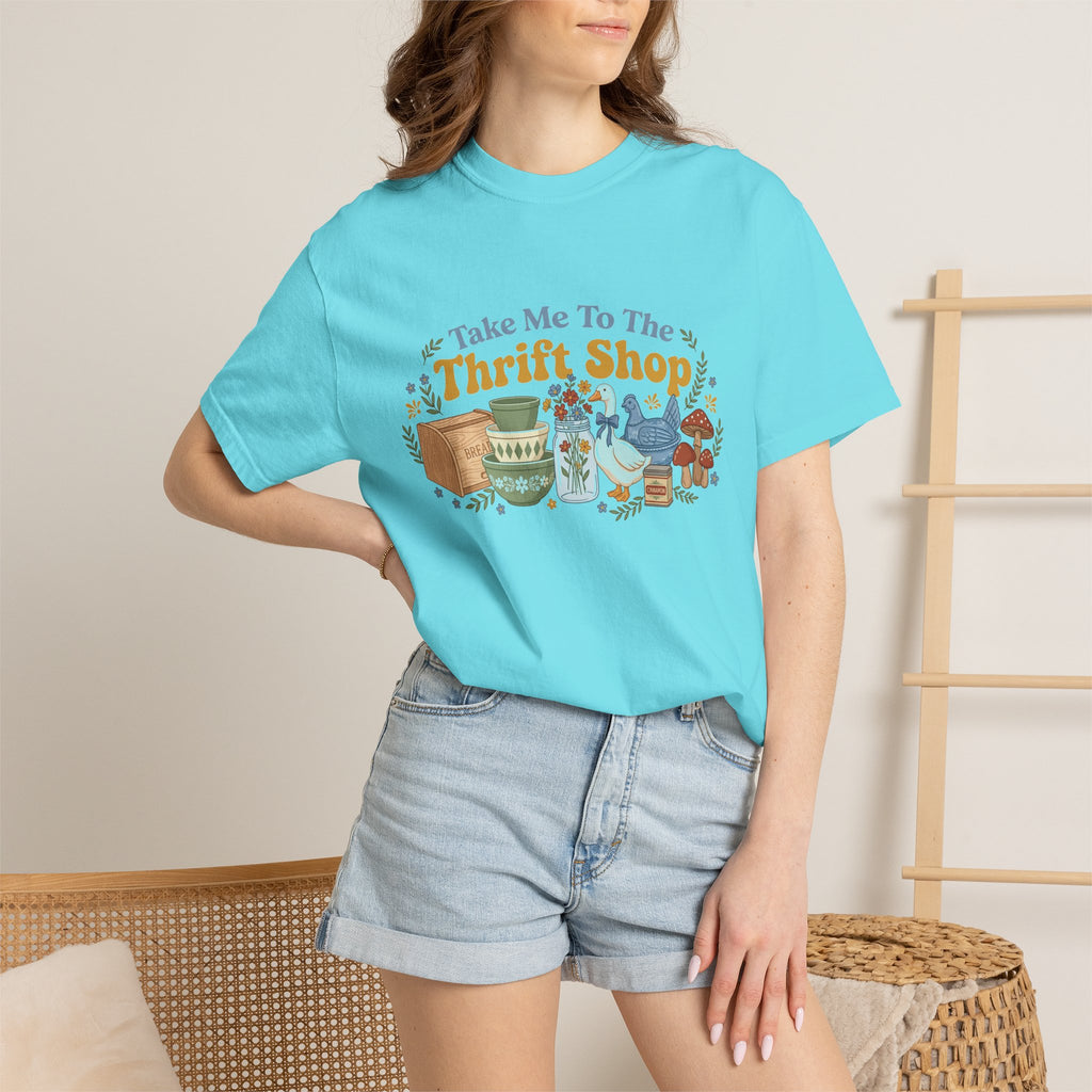 Take Me To The Thrift Shop Wide Shirt, Retro Thrift Finds Tee, Vintage Pyrex Shirt, Thrifter Gift