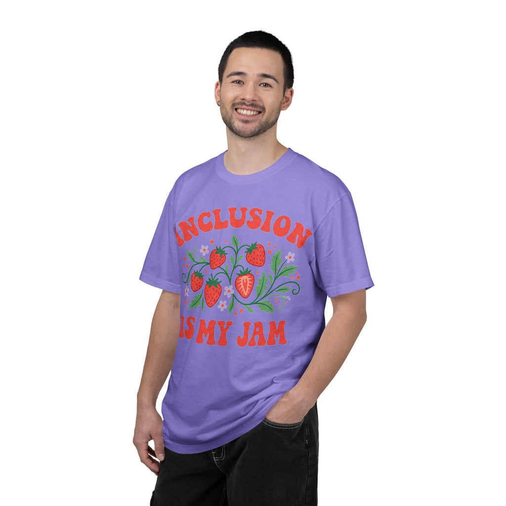 Inclusion Is My Jam Shirt, Strawberry SPED Teacher Tee, Retro Inclusion Shirt, Special Education Gift