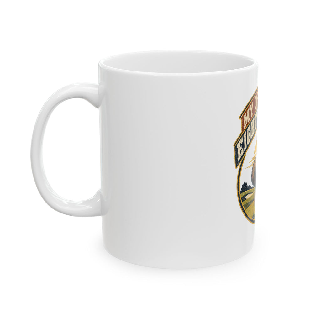 My Office Has Eighteen Holes Mug, Funny Retirement Gift for Coworker, Retired Christmas Gift, Coffee Mug 11oz 15oz