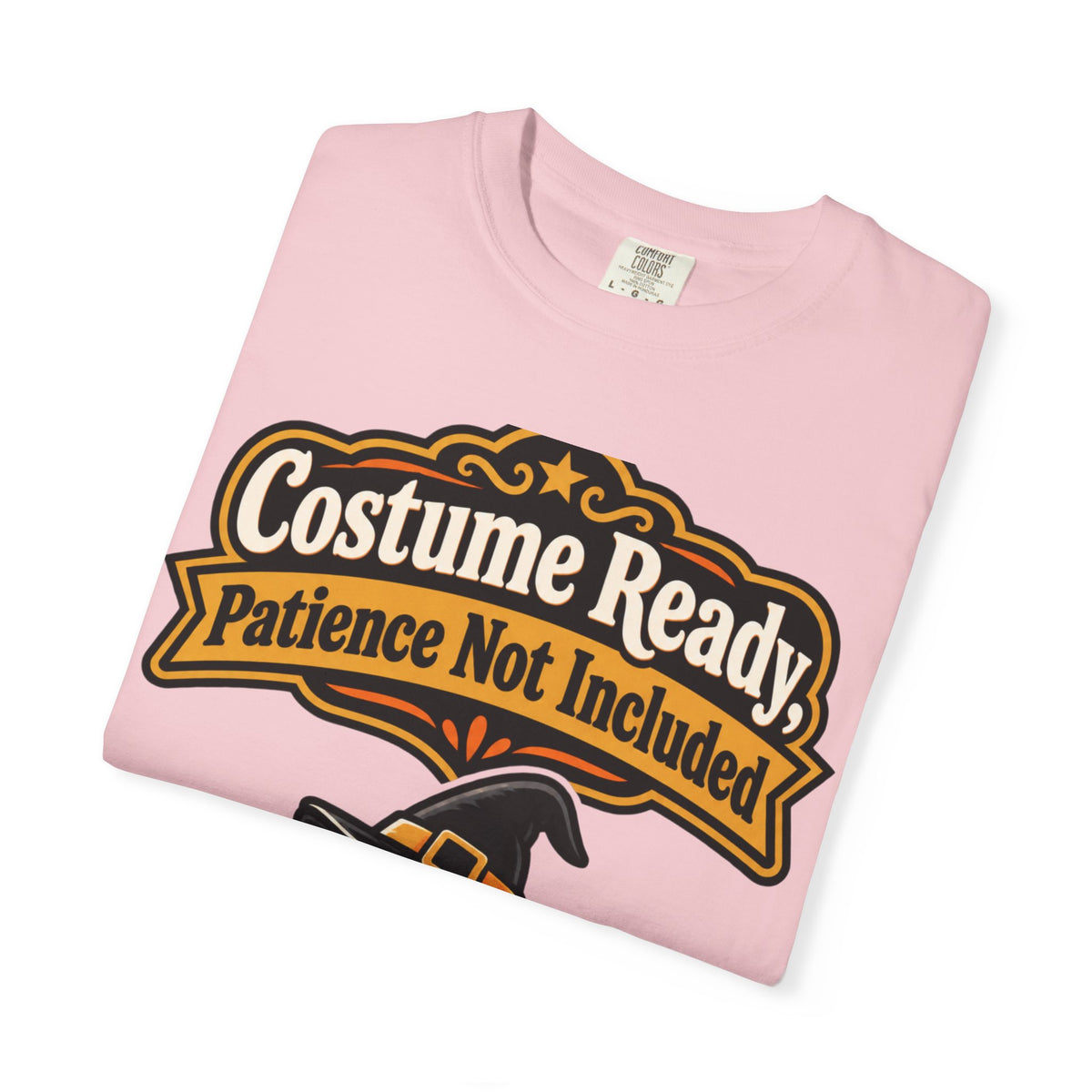 Costume Ready, Patience Not Included Halloween Shirt, Funny Black Cat Tee