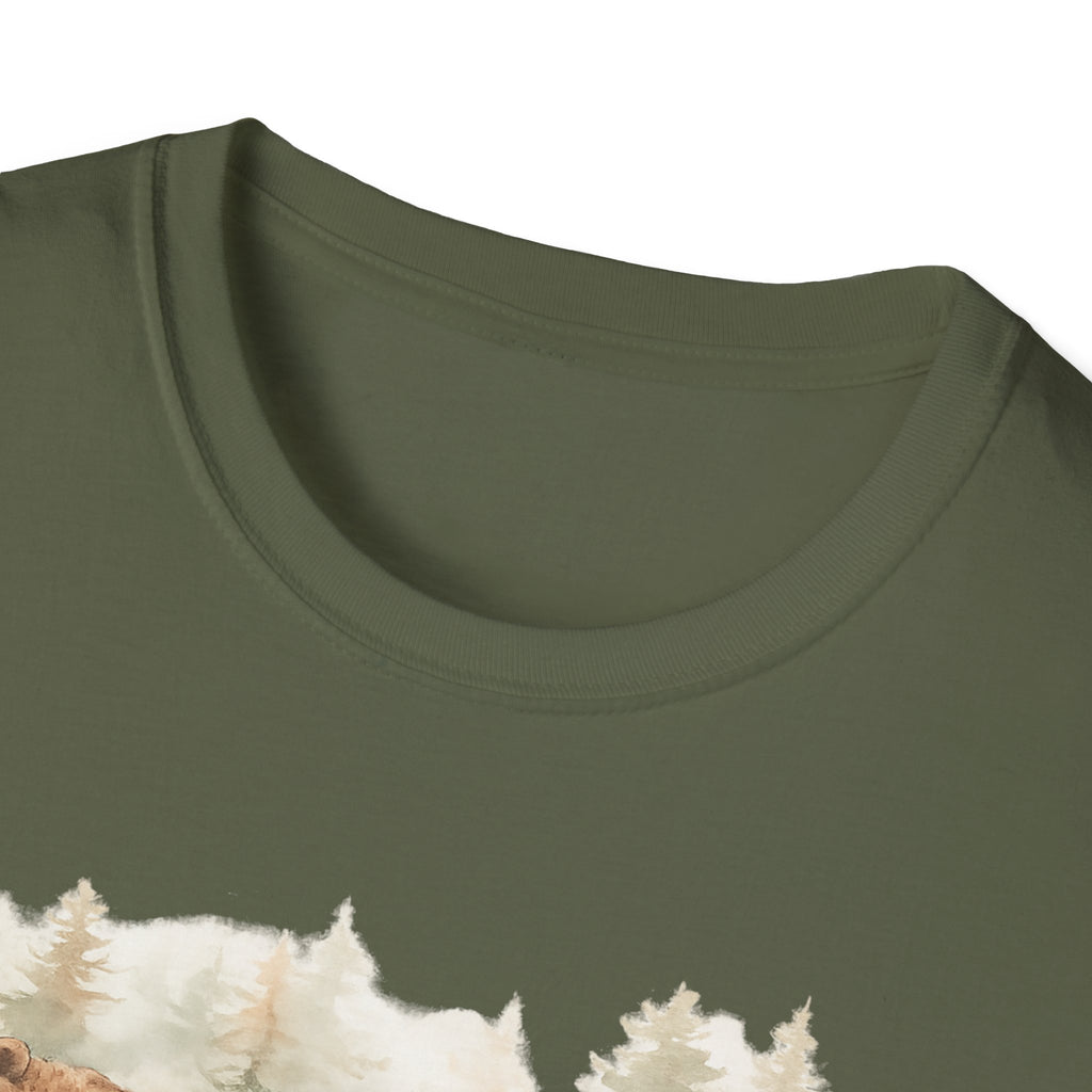 Mama Bear T-Shirt — Woodland Bear Mom Graphic Tee