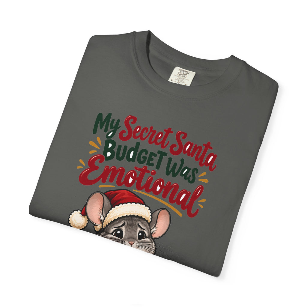 Funny Secret Santa Gift My Secret Santa Budget Was Emotional Shirt, Office Party Shirt, Coworker Christmas Gift Idea