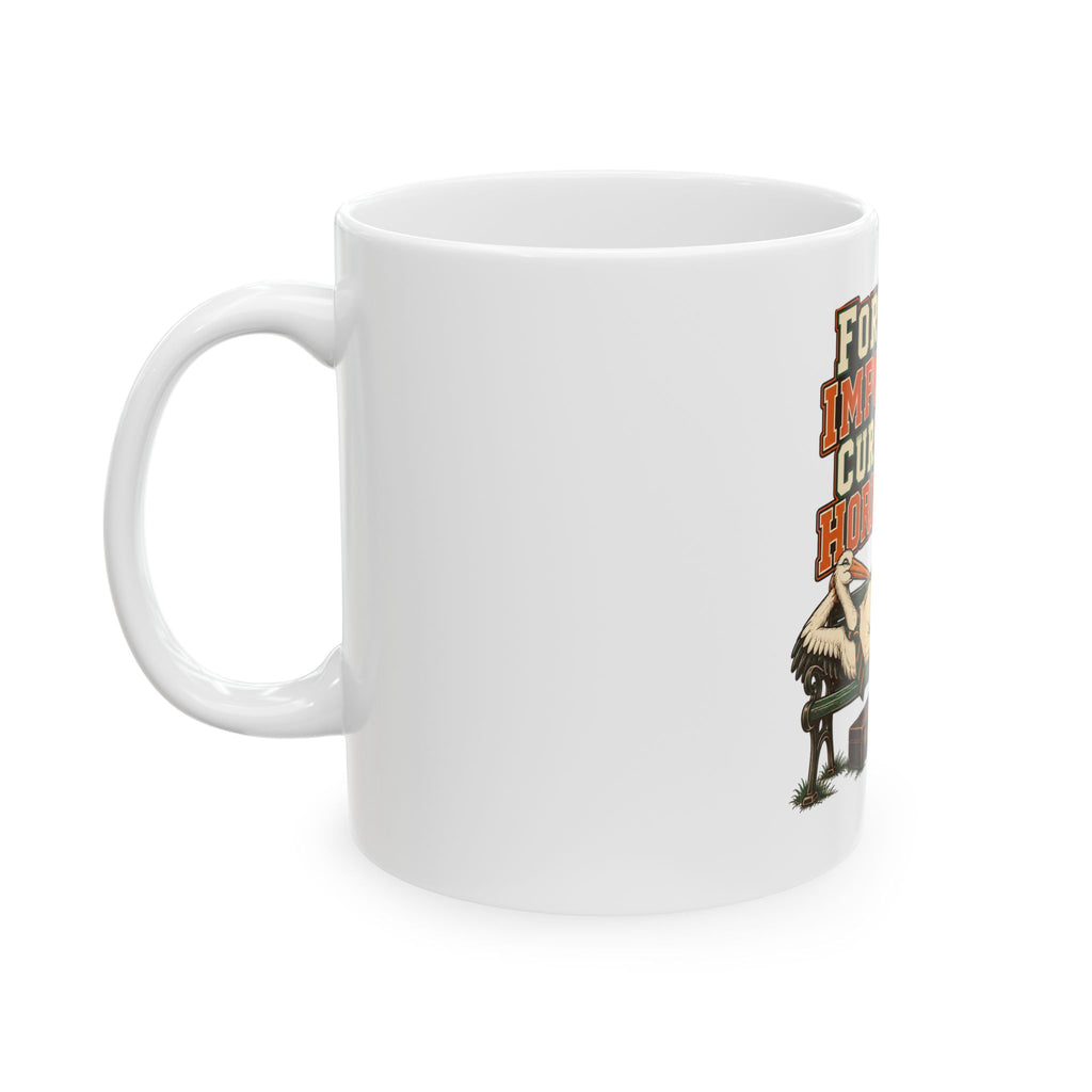 Formerly Important Currently Horizontal Mug, Funny Retirement Gift for Coworker, Retired Christmas Gift, Coffee Mug 11oz 15oz