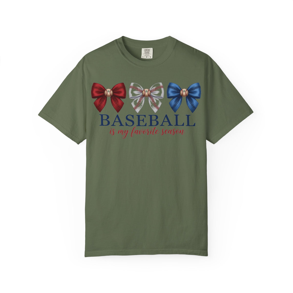 Baseball Is My Favorite Season Shirt, Coquette Baseball Bows Tee, Baseball Mom Shirt, Game Day Gift