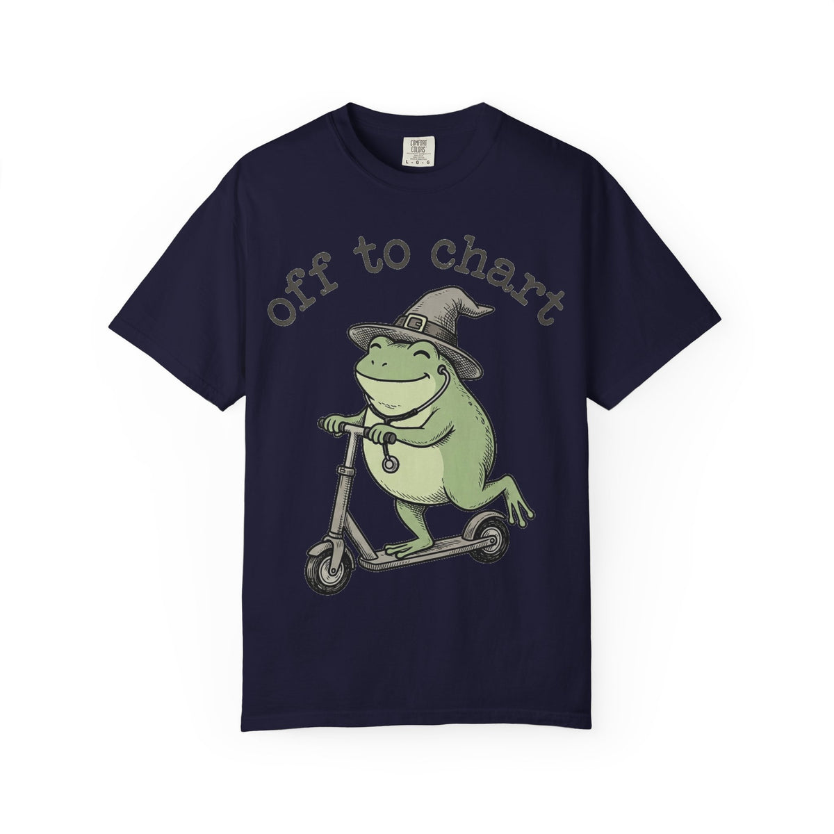 Off To Chart Shirt, Funny Witch Frog Nurse Tee, Charting Nurse Scooter Shirt, RN Gift