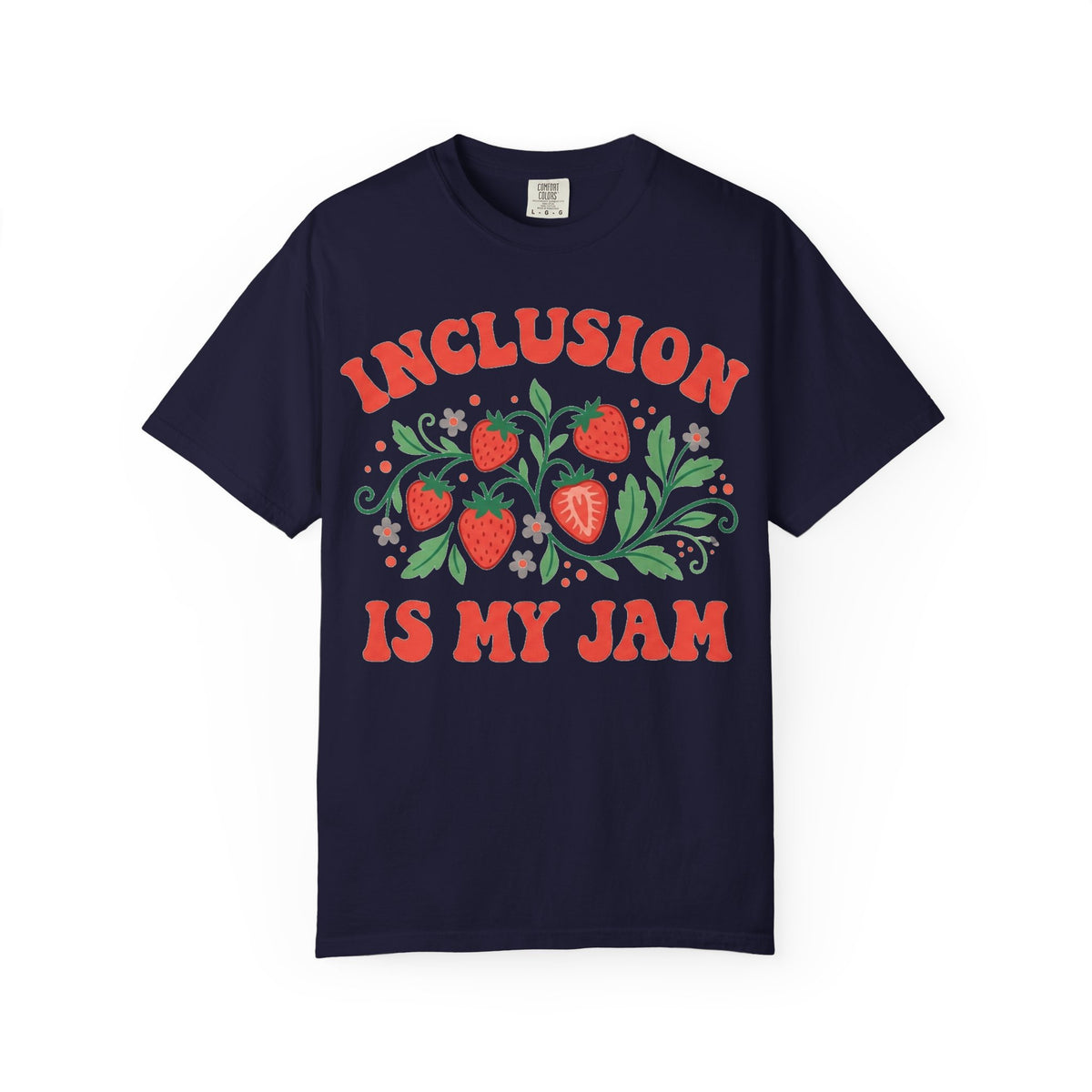 Inclusion Is My Jam Strawberry Shirt, SPED Teacher Retro Tee, Special Education Shirt, Inclusion Gift