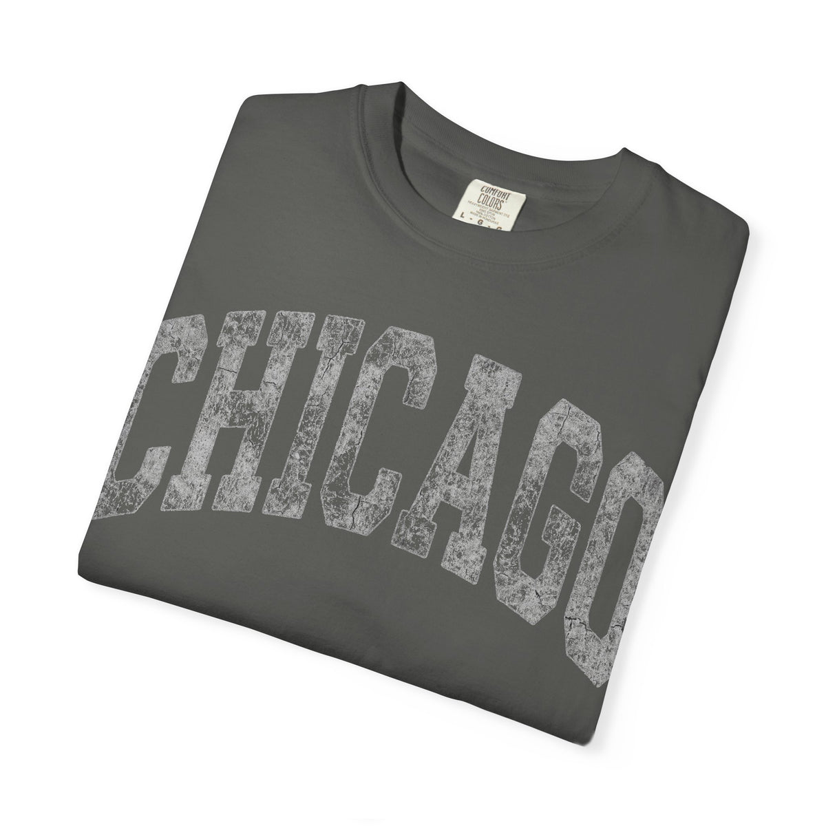 Chicago Vintage Shirt, Distressed Varsity Chicago Tee, Illinois Home City Shirt, Chicago Gift