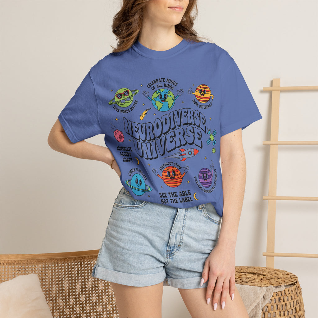 Neurodiverse Universe Bold Shirt, Celebrate Minds Of All Kinds Tee, Neurodiversity Pride Shirt, Advocate Gift
