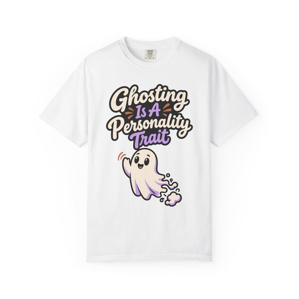 Ghosting Is A Personality Trait Halloween Shirt, Funny Ghost Tee, Retro Humor