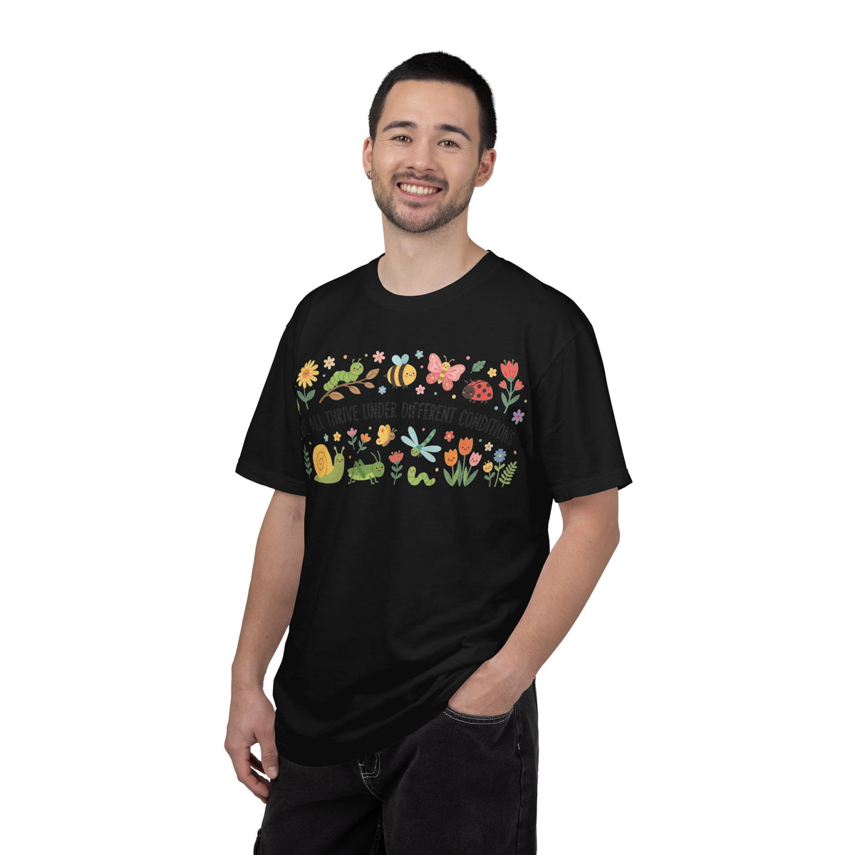 We All Thrive Under Different Conditions Shirt, Neurodiversity Garden Tee, Inclusion Teacher Shirt, SPED Gift
