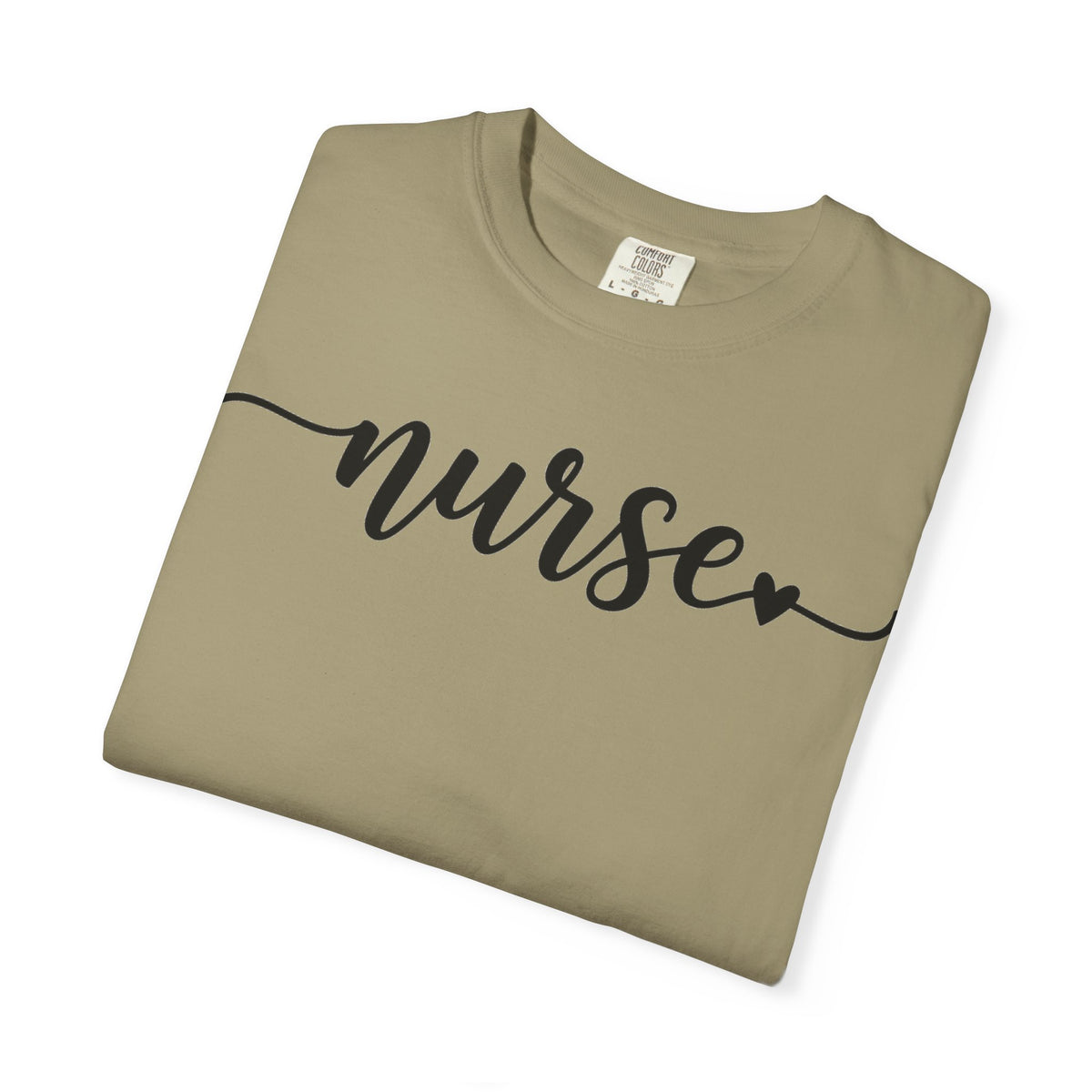 Nurse Script Shirt, Flourish Hand Lettered Nurse Tee, Minimal RN Shirt, Nurse Week Gift