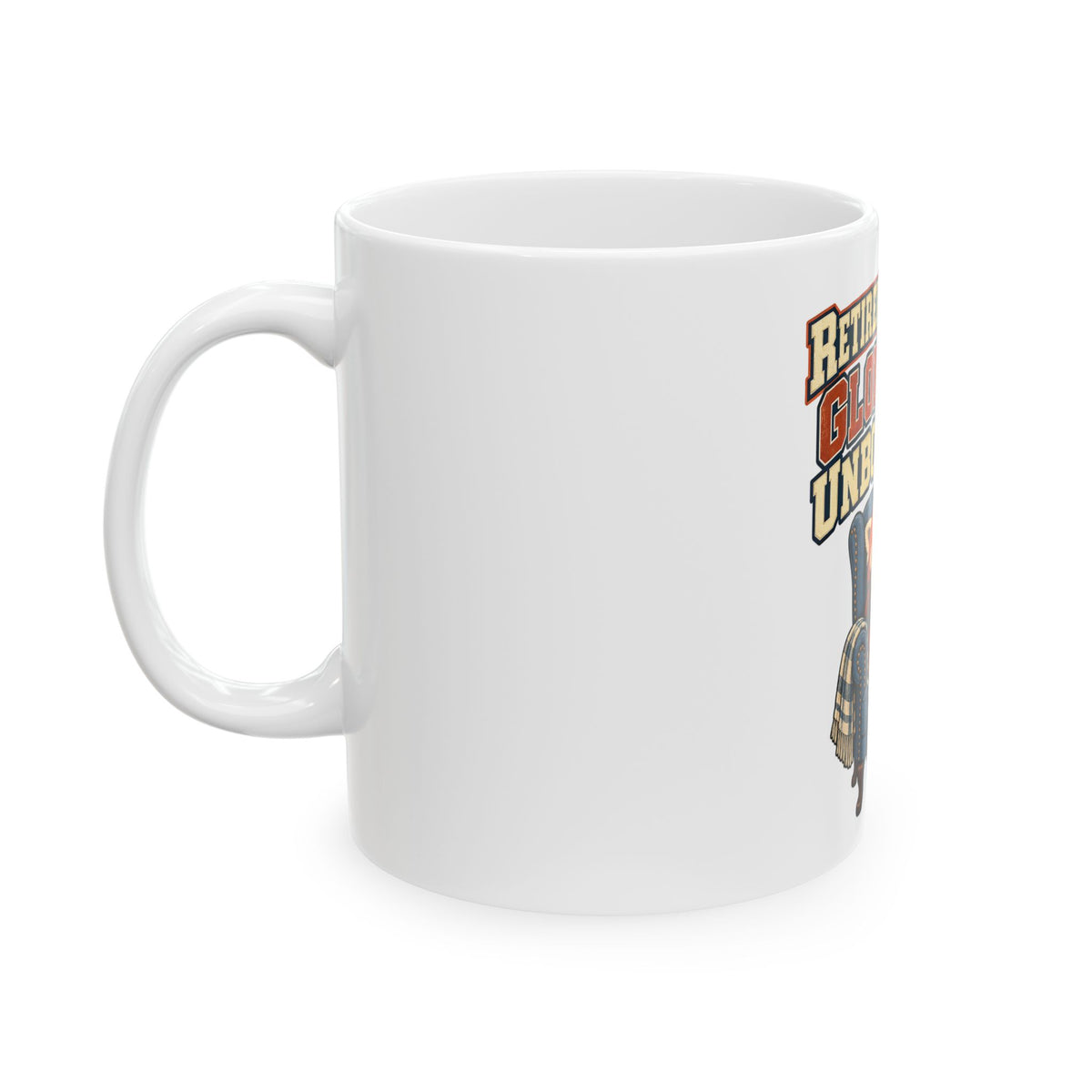Retired Adjective Gloriously Unbothered Mug, Funny Retirement Gift for Coworker, Retired Christmas Gift, Coffee Mug 11oz 15oz