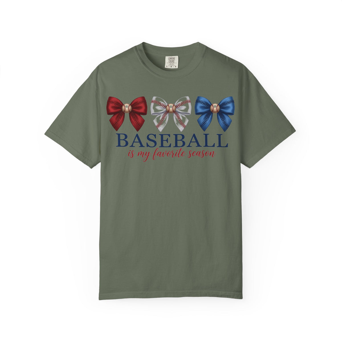 Baseball Is My Favorite Season Shirt, Coquette Baseball Bows Tee, Baseball Mom Shirt, Game Day Gift