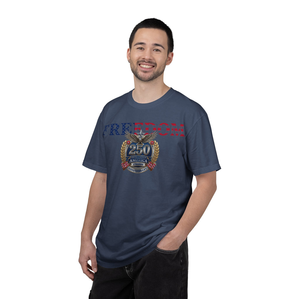 Freedom America 250 Shirt, Semiquincentennial 1776-2026 Tee, Patriotic Anniversary Shirt, Fourth Of July Gift