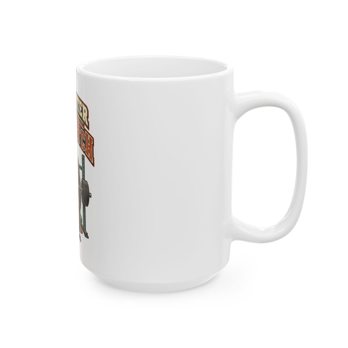 My Spotter Is A Sasquatch Mug, Funny Gym Lover Gift for Him Her, Workout Christmas Gift, Coffee Mug 11oz 15oz