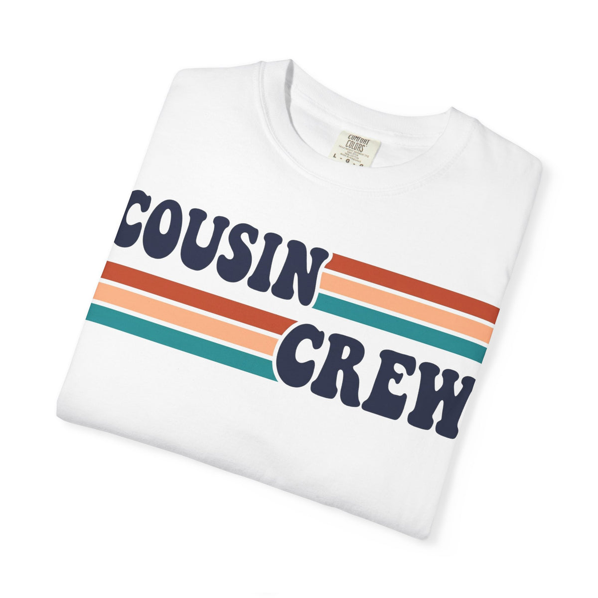 Cousin Crew Retro Stripe Shirt, Vintage Matching Family Tee, Cousin Reunion Shirt, Family Gift