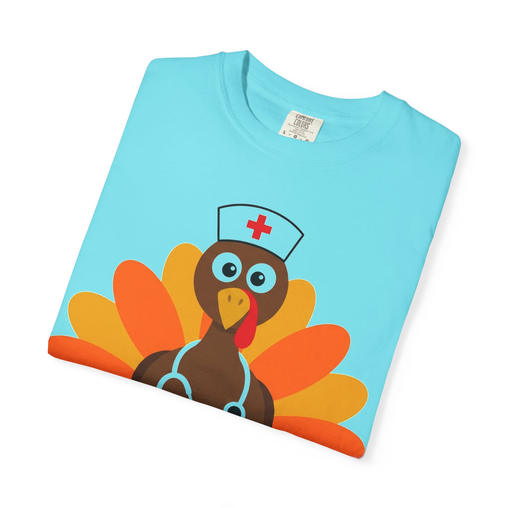 Nurse Turkey Shirt, Funny Thanksgiving Nurse Tee, Stethoscope Turkey Shirt, RN Holiday Gift