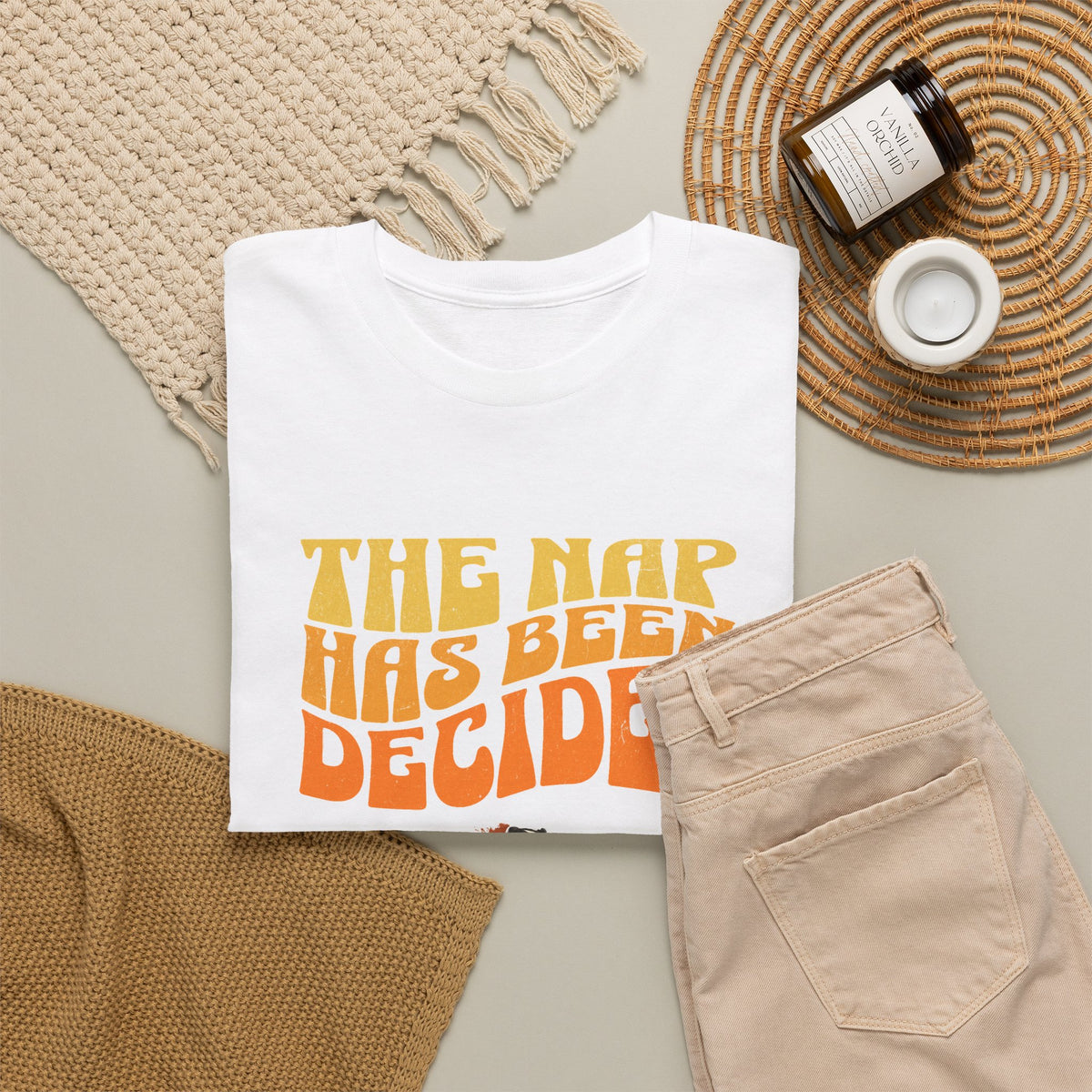 The Nap Has Been Decided T-Shirt — Funny Badger Nap Tee
