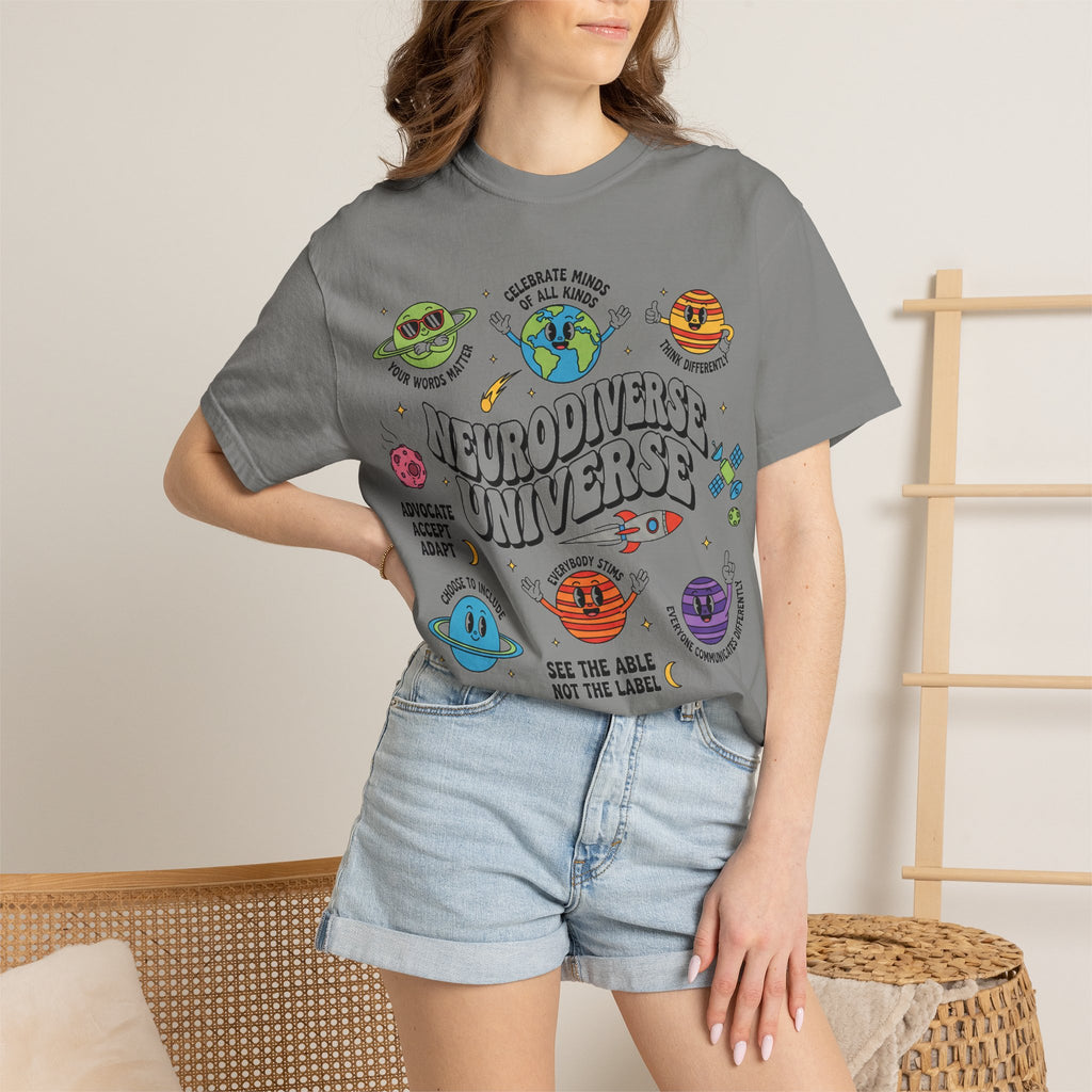 Neurodiverse Universe Bold Shirt, Celebrate Minds Of All Kinds Tee, Neurodiversity Pride Shirt, Advocate Gift