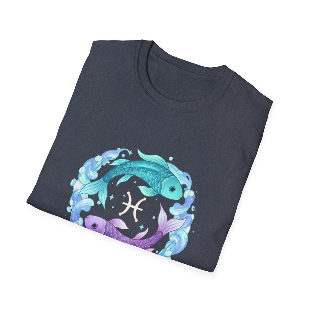 Pisces Zodiac Fish T-Shirt — Watercolor Pisces Symbol Tee