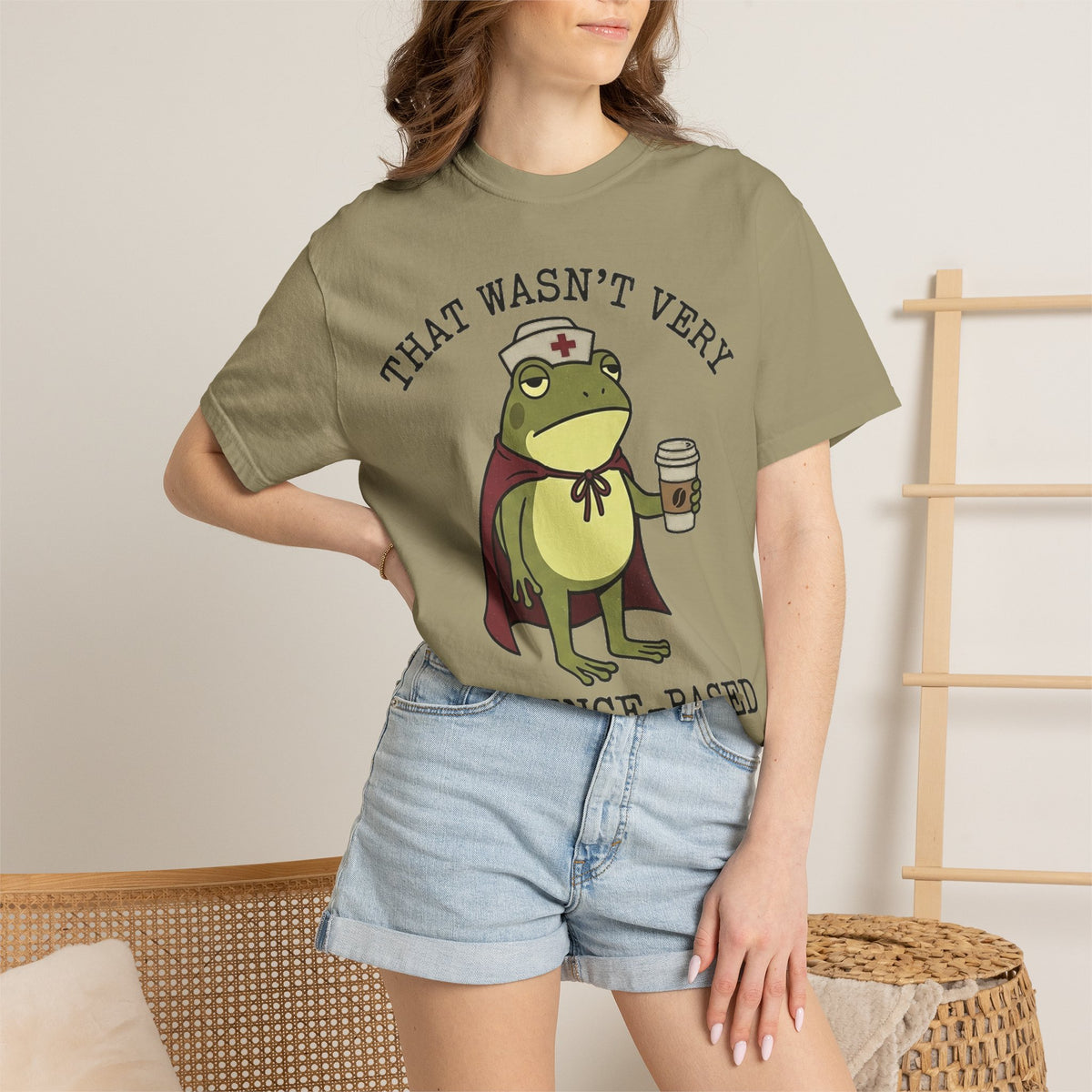 That Wasn't Very Evidence-Based Of You Shirt, Funny Nurse Frog Tee, Sarcastic Nursing Student Shirt, RN Gift