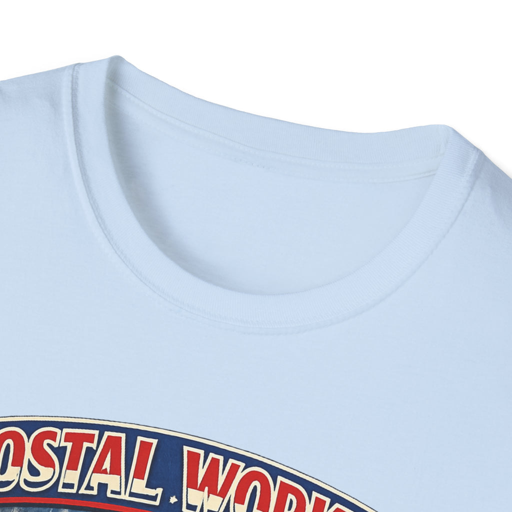 Postal Worker T-Shirt — "Neither Rain Nor Snow" Mail Carrier Vintage Winter Design