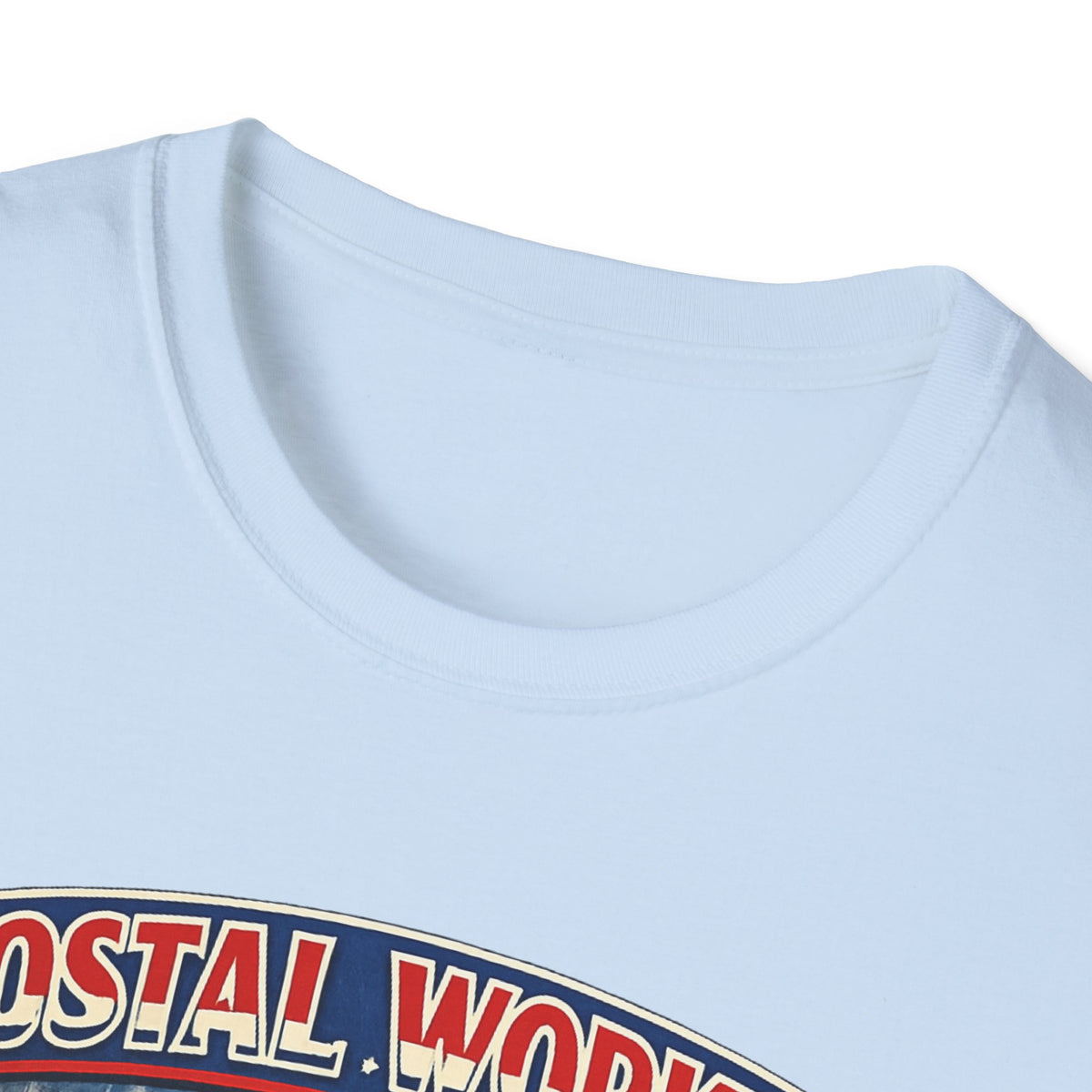 Postal Worker T-Shirt — "Neither Rain Nor Snow" Mail Carrier Vintage Winter Design