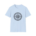 Compass Rose Shirt, Vintage Nautical Graphic Tee, Traveller Gift