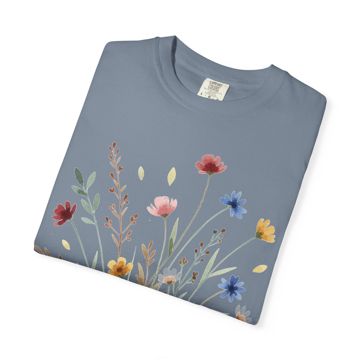 Watercolor Wildflower Bouquet Shirt, Painted Meadow Flowers Tee, Cottagecore Botanical Shirt, Garden Lover Gift