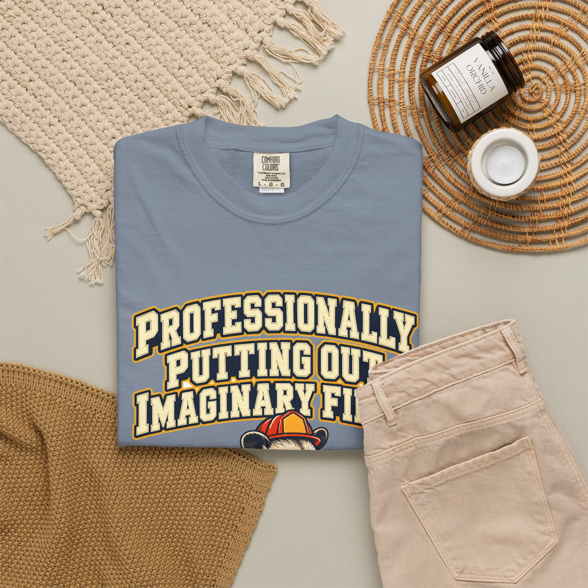Professionally Putting Out Imaginary Fires Shirt | funny coworker gift
