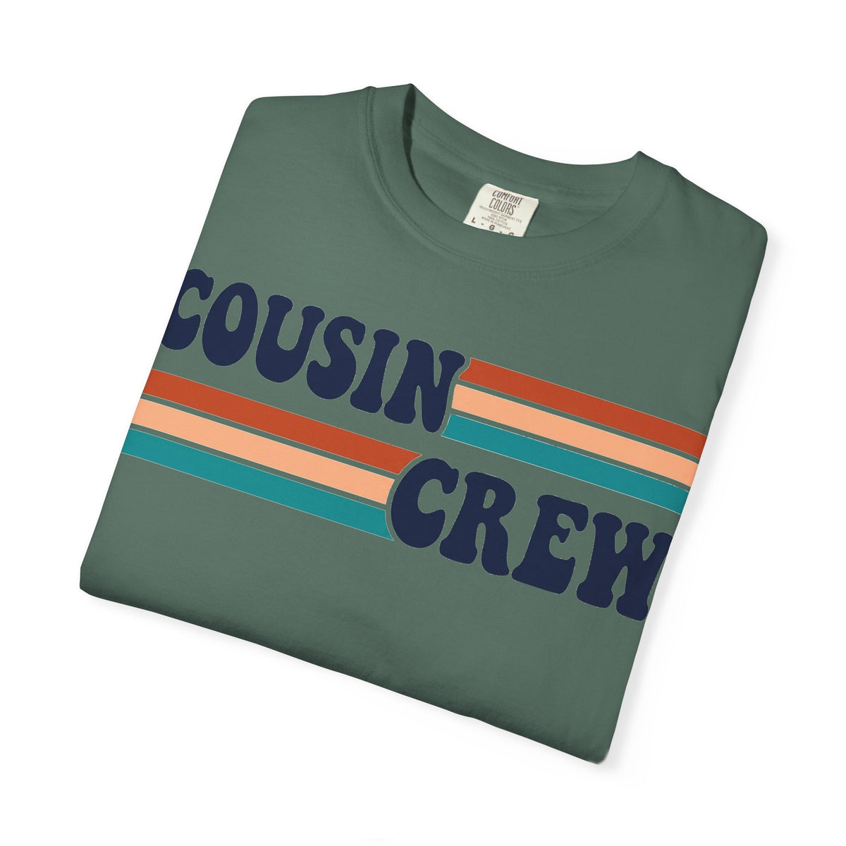 Cousin Crew Retro Stripe Shirt, Vintage Matching Family Tee, Cousin Reunion Shirt, Family Gift