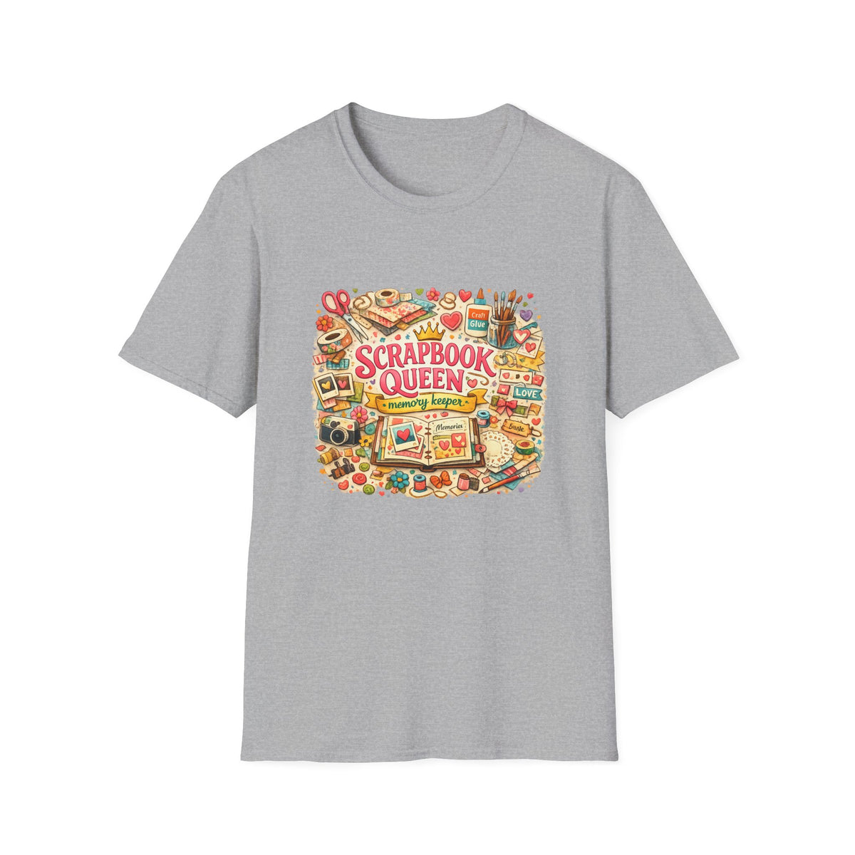 Scrapbook Queen T-Shirt — Crafting Lover Graphic Tee