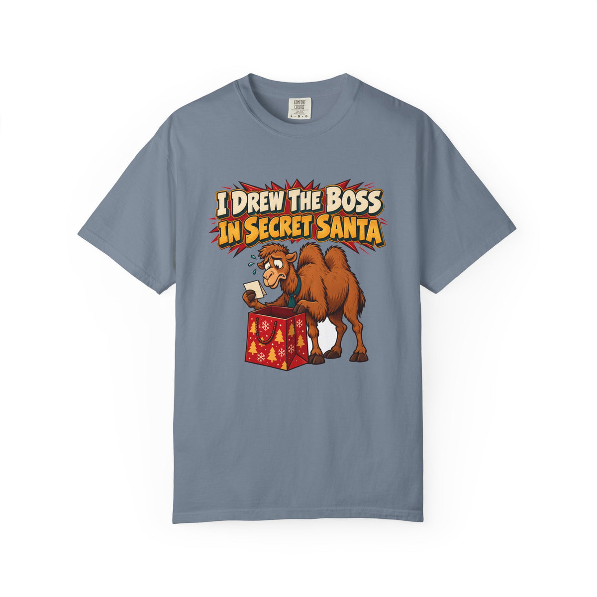 Funny Secret Santa Shirt I Drew The Boss In Secret Santa Shirt, Funny Holiday Gift Shirt, Christmas Gift Idea