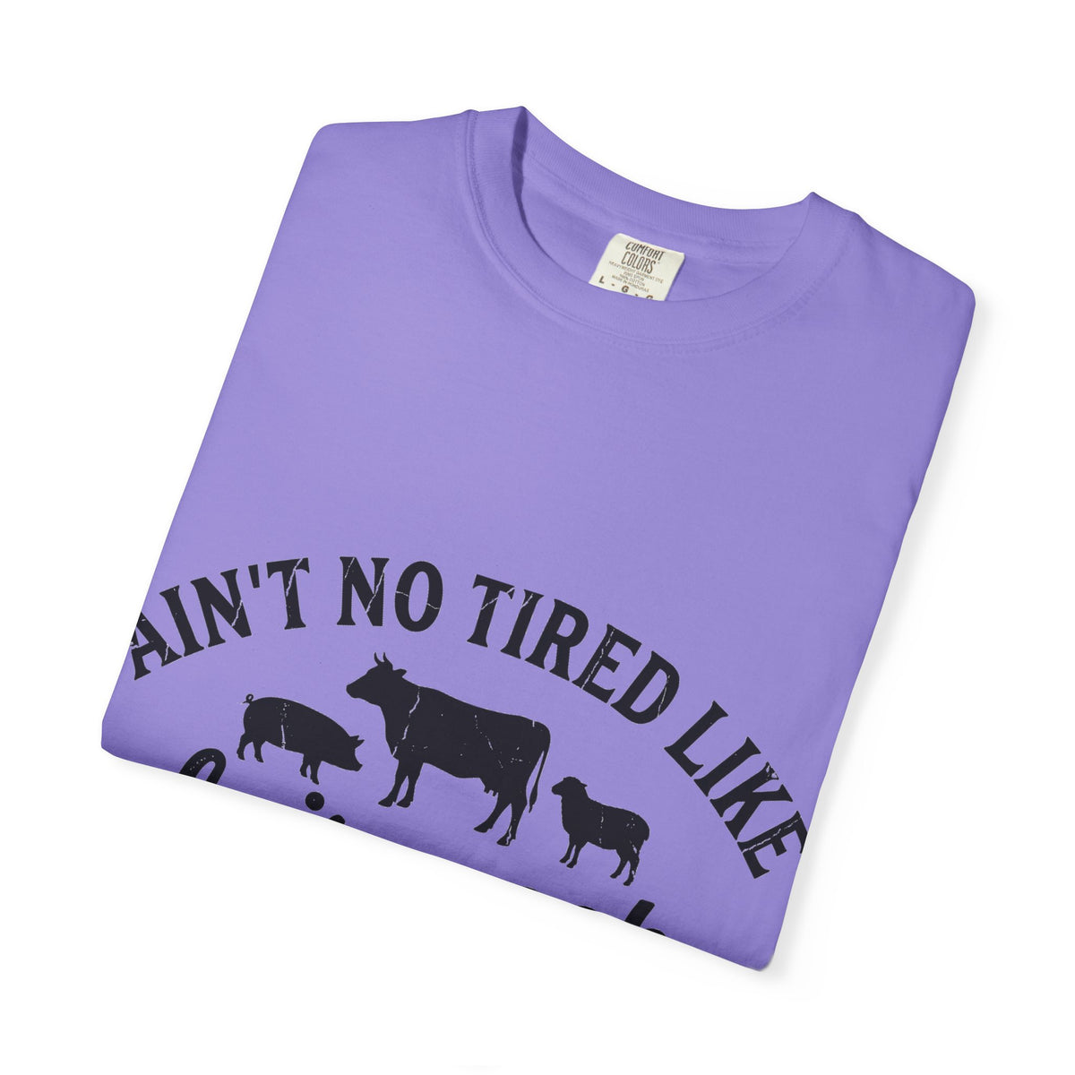 Ain't No Tired Like Fair Week Tired Shirt, Funny Livestock Show Tee, County Fair Mom Shirt, 4H Gift