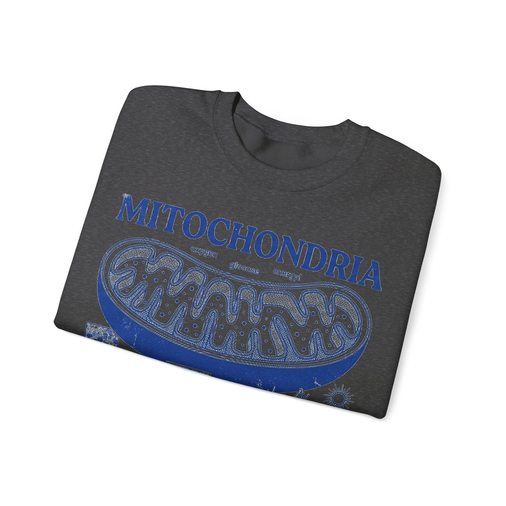 Mitochondria Powering Life Since Forever Sweatshirt, Retro Science Diagram Sweatshirt, Biology Teacher Gift, Science Nerd Sweatshirt, Cell B