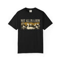 Not All In A Row Gold Panel Shirt, Woodcut Duck Family Tee, Folk Art Duck Shirt, Funny Gift