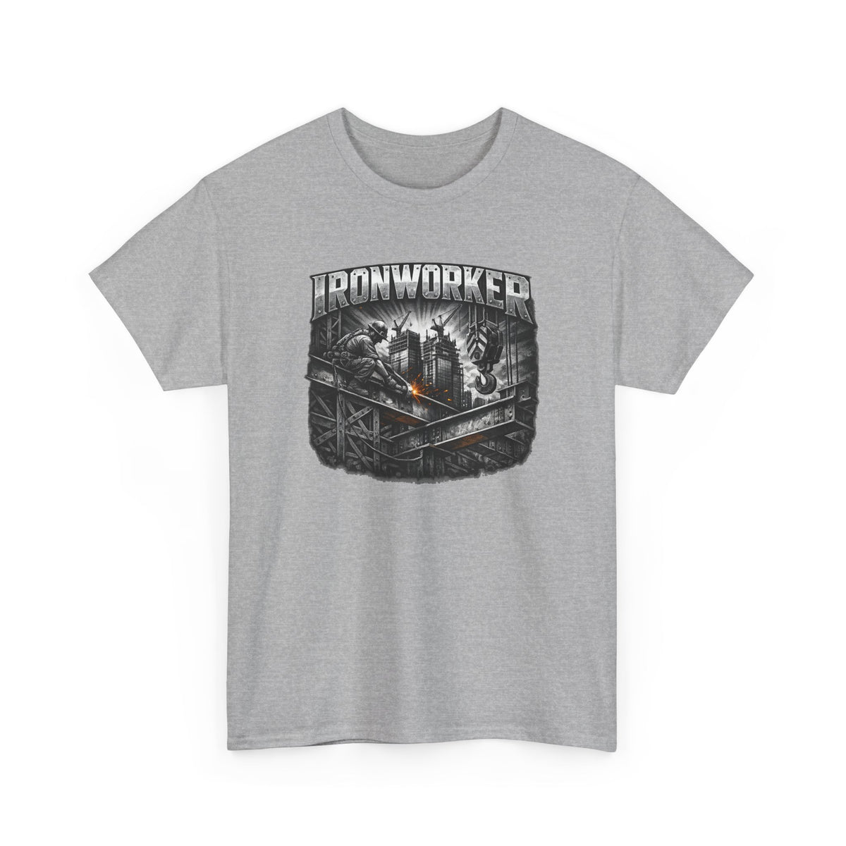 Ironworker Shirt, Steel Worker Graphic Tee, Construction Crew Gift