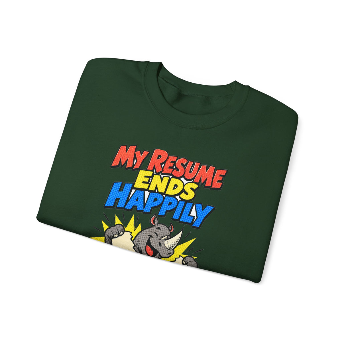 Funny Retirement Sweatshirt My Resume Ends Happily, Retirement Gift Tee, Comfort Colors Graphic T-Shirt