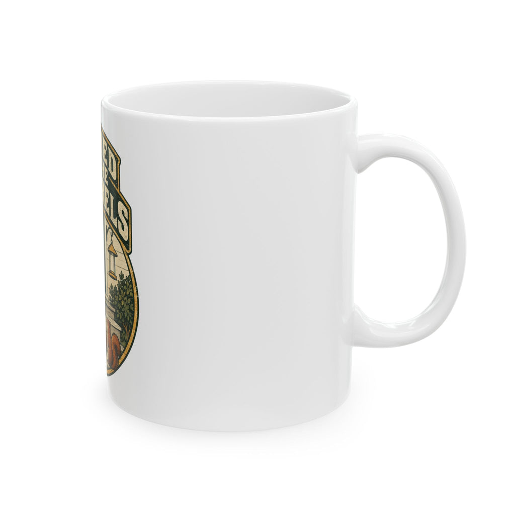 I Named All The Squirrels Mug, Funny Retirement Gift for Coworker, Retired Christmas Gift, Coffee Mug 11oz 15oz