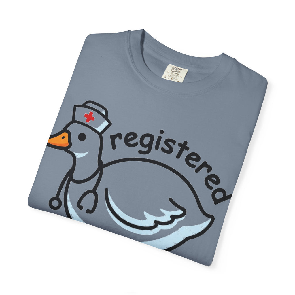 Registered Silly Goose Wide Shirt, Long Neck Nurse Goose Tee, Funny Nurse Shirt, RN Gift
