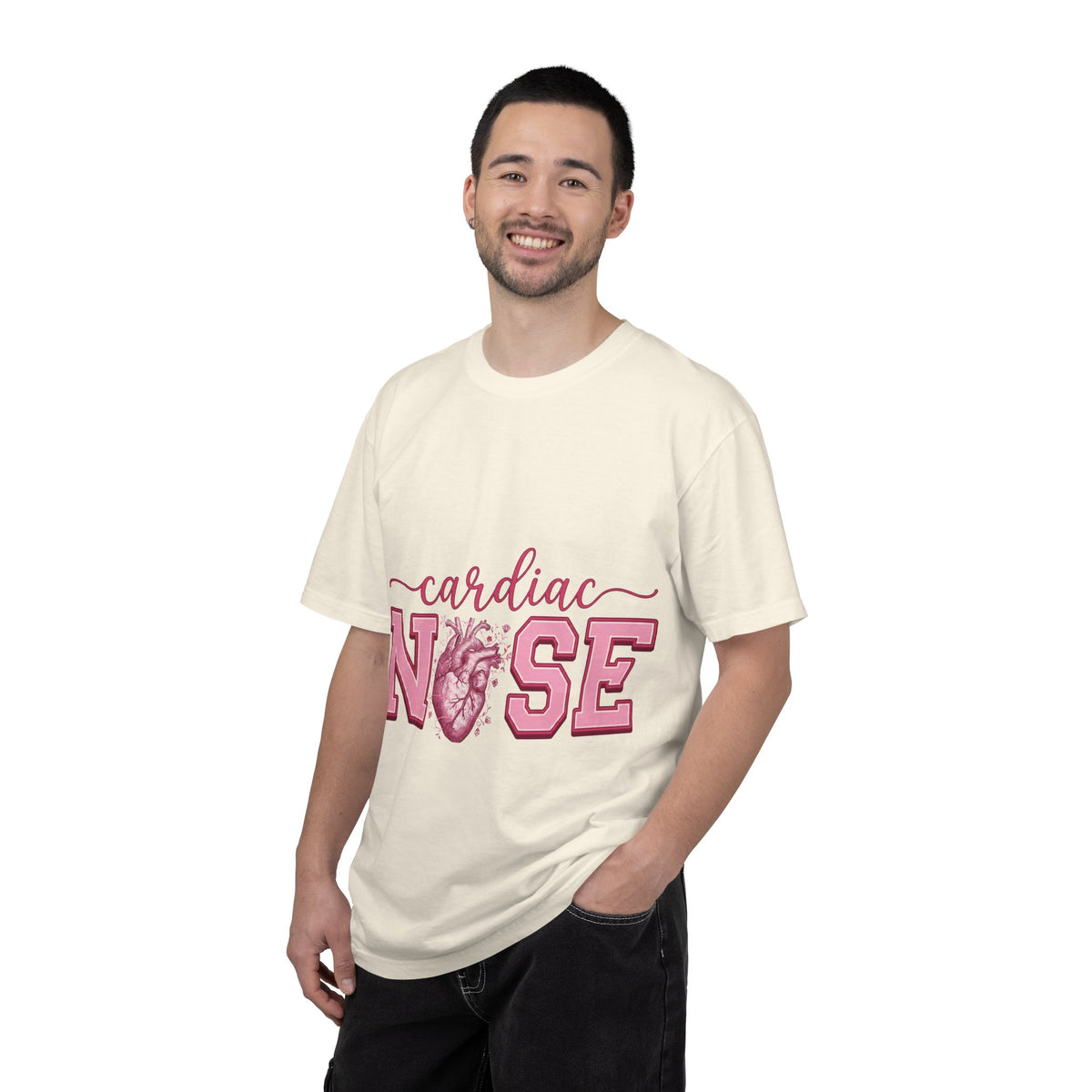 Cardiac Nurse Anatomical Heart Shirt, Pink Varsity Cardiology Tee, Cardiac RN Shirt, Nurse Gift